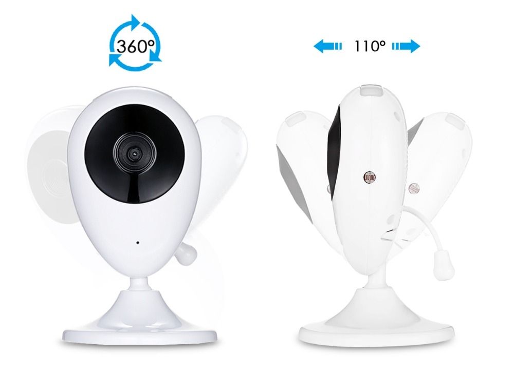 SP880 Baby Monitor Wireless con LCD da 2.4 pollici, video ad alta definizione, audio bidirezionale, visione notturna per la cura del bebè