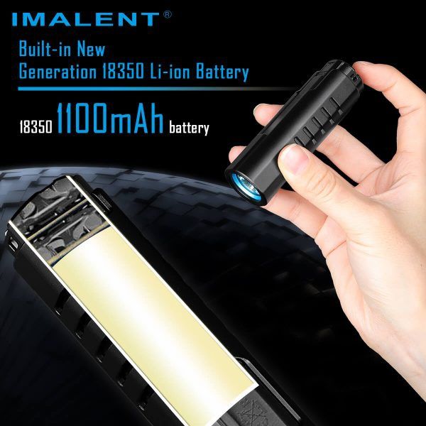 IMALENT LD70 Torcia LED 4000 Lumen Design compatto per avventurieri Fonte luminosa affidabile con display OLED