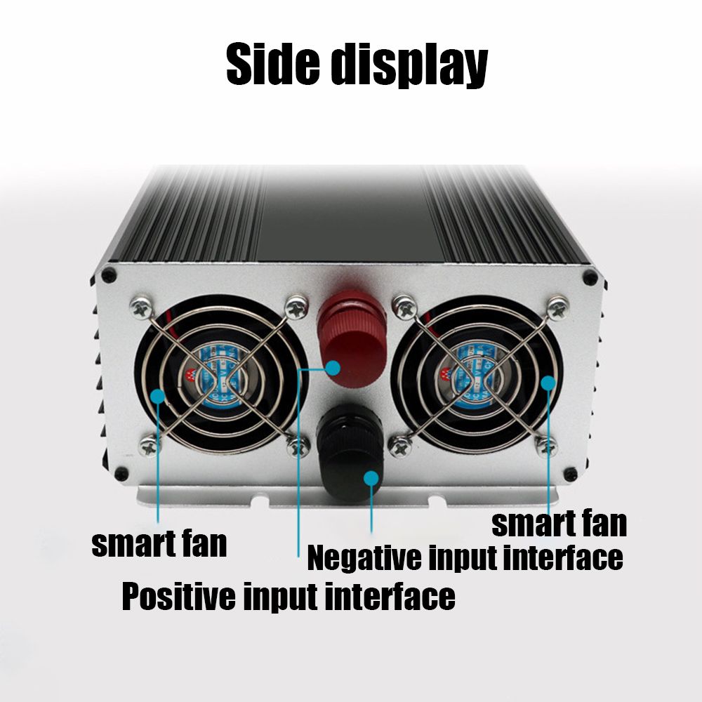 Inverter a Onda Sinusoidale Pura da 3000W a 8000W per Camper, DC 12V 24V a AC 110V 220V, Sistema Energetico Compatto di Alta Qualità