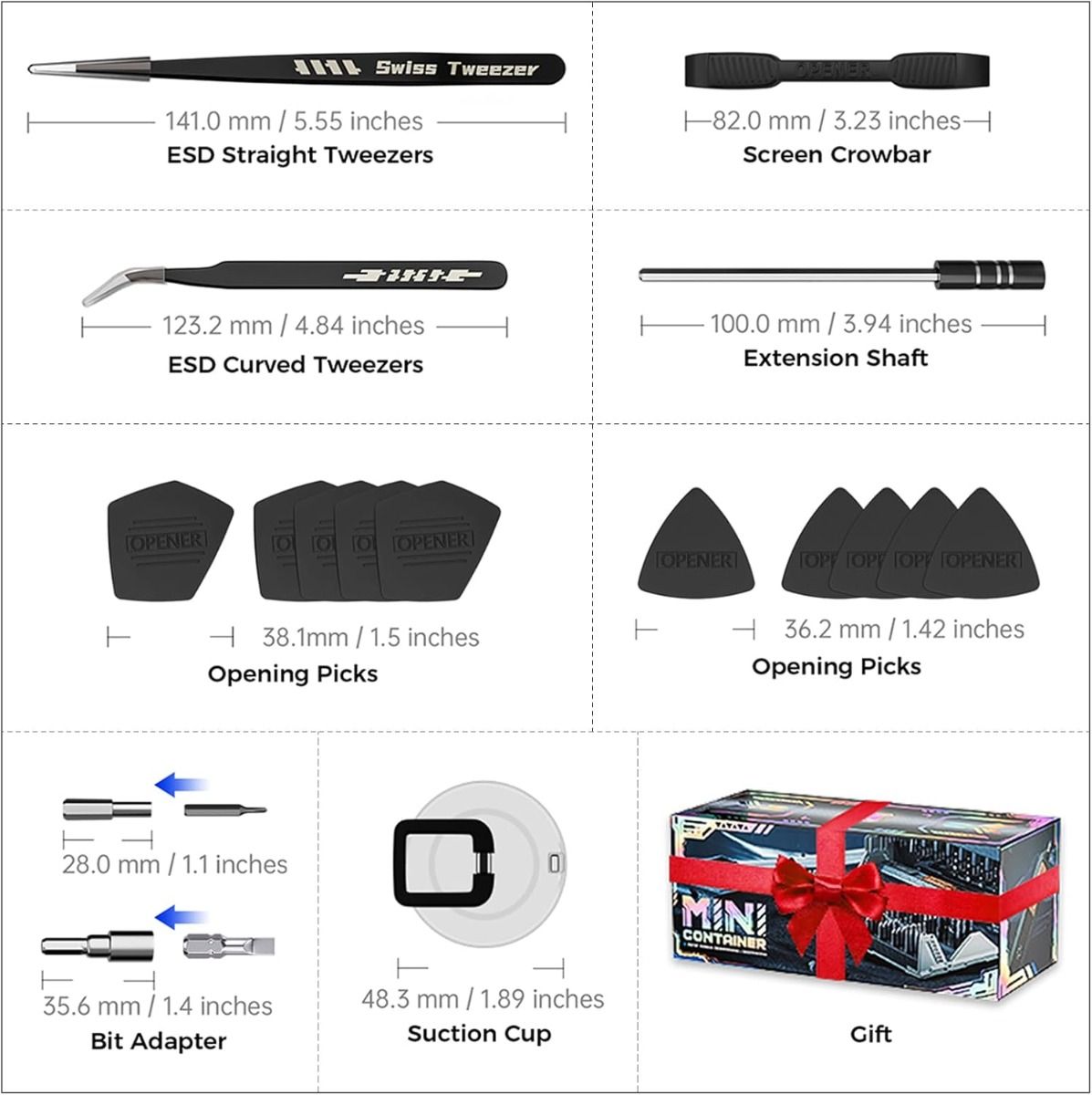 Set di cacciaviti di precisione con 21 tipi di 160 punte magnetiche, kit di riparazione professionale per laptop con punte multiple JAKEMY per la maggior parte dei dispositivi elettronici, orologi, Xbox, console, occhiali e campanelli.