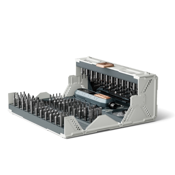 Set di cacciaviti di precisione con 21 tipi di 160 punte magnetiche, kit di riparazione professionale per laptop con punte multiple JAKEMY per la maggior parte dei dispositivi elettronici, orologi, Xbox, console, occhiali e campanelli.