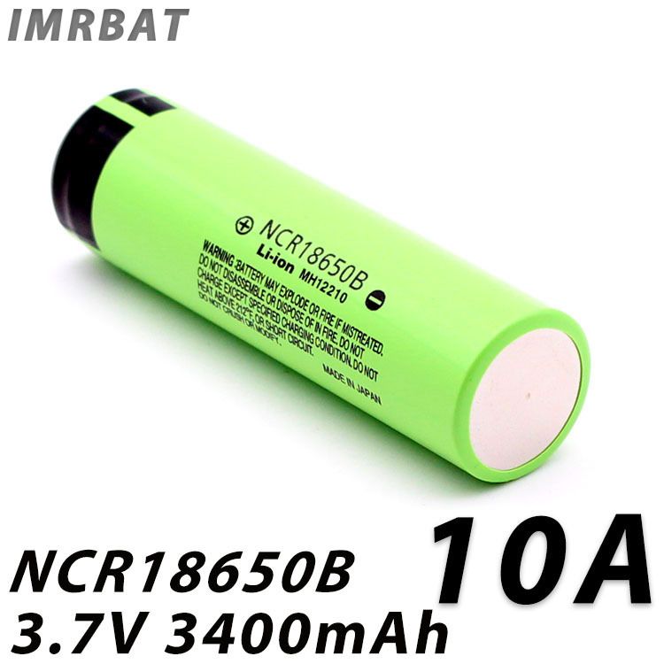 NCR18650B 3400mAh 18650 Batteria Ricaricabile Li-Ion