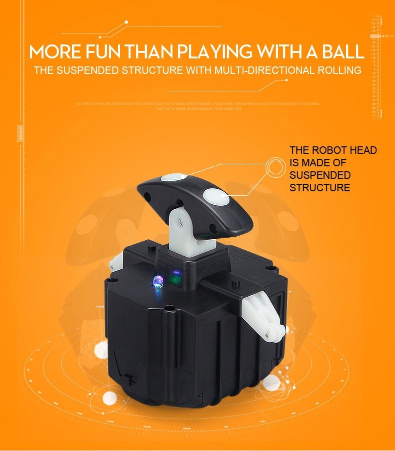 Star Wars BB-8 Robot telecomandato 20,5 cm Giocattolo RC intelligente Rotazione a 360° Divertimento per bambini e collezionisti