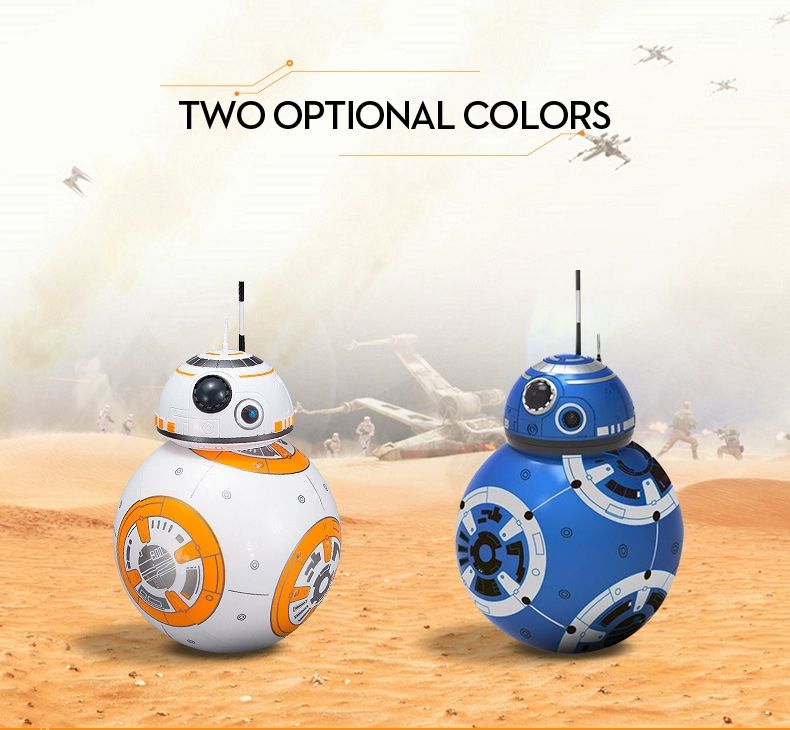 Star Wars BB-8 Robot telecomandato 20,5 cm Giocattolo RC intelligente Rotazione a 360° Divertimento per bambini e collezionisti