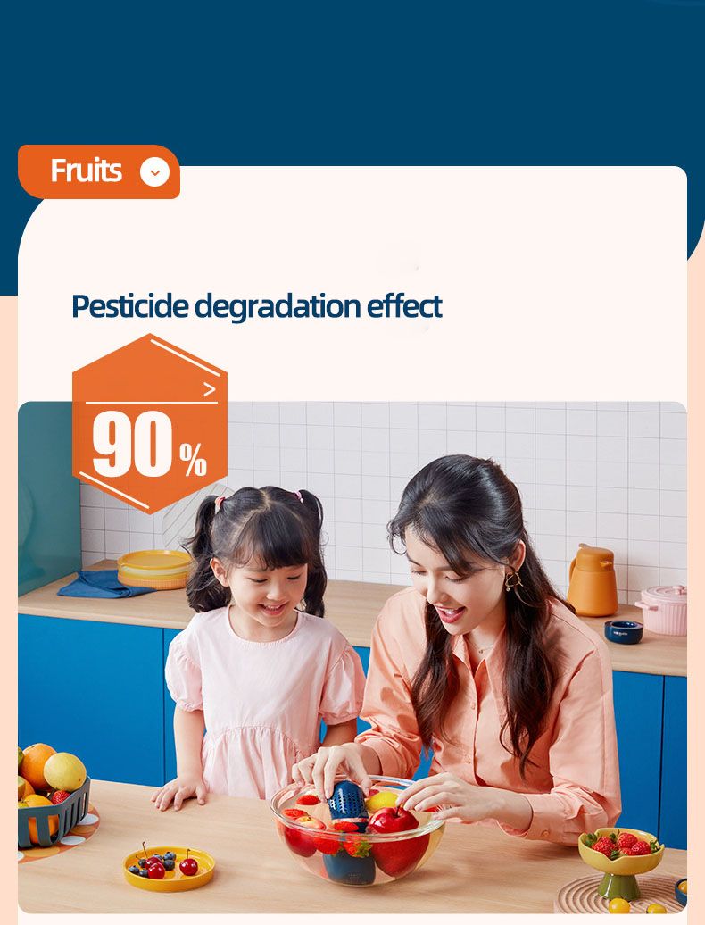 Donlim Disinfettante per Verdure Macchina Lavastoviglie Dispositivo per la Sicurezza Alimentare per una Preparazione dei Pasti Attenta alla Salute