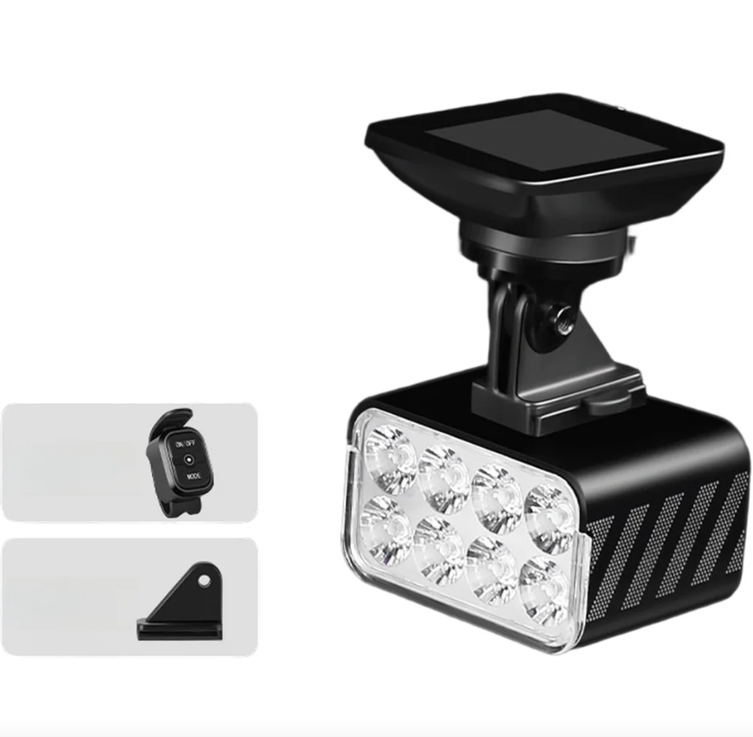 Faro anteriore per bicicletta con sollevamento e telecomando wireless, 1800 lumen