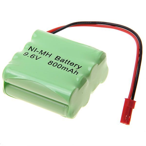 Pacco batteria ricaricabile Ni-MH AAA 9.6V 800mAh ecologico per alimentazione a lunga durata in dispositivi elettronici