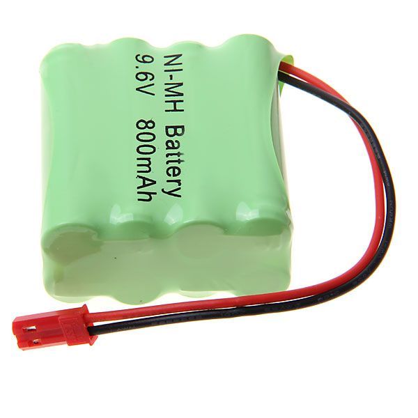 Pacco batteria ricaricabile Ni-MH AAA 9.6V 800mAh ecologico per alimentazione a lunga durata in dispositivi elettronici