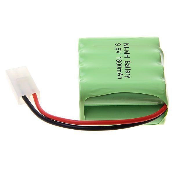 9.6V AA 1800mAh Ni-MH Batteria Ricaricabile Ecocompatibile di Lunga Durata per Fotocamere e Controller di Gioco