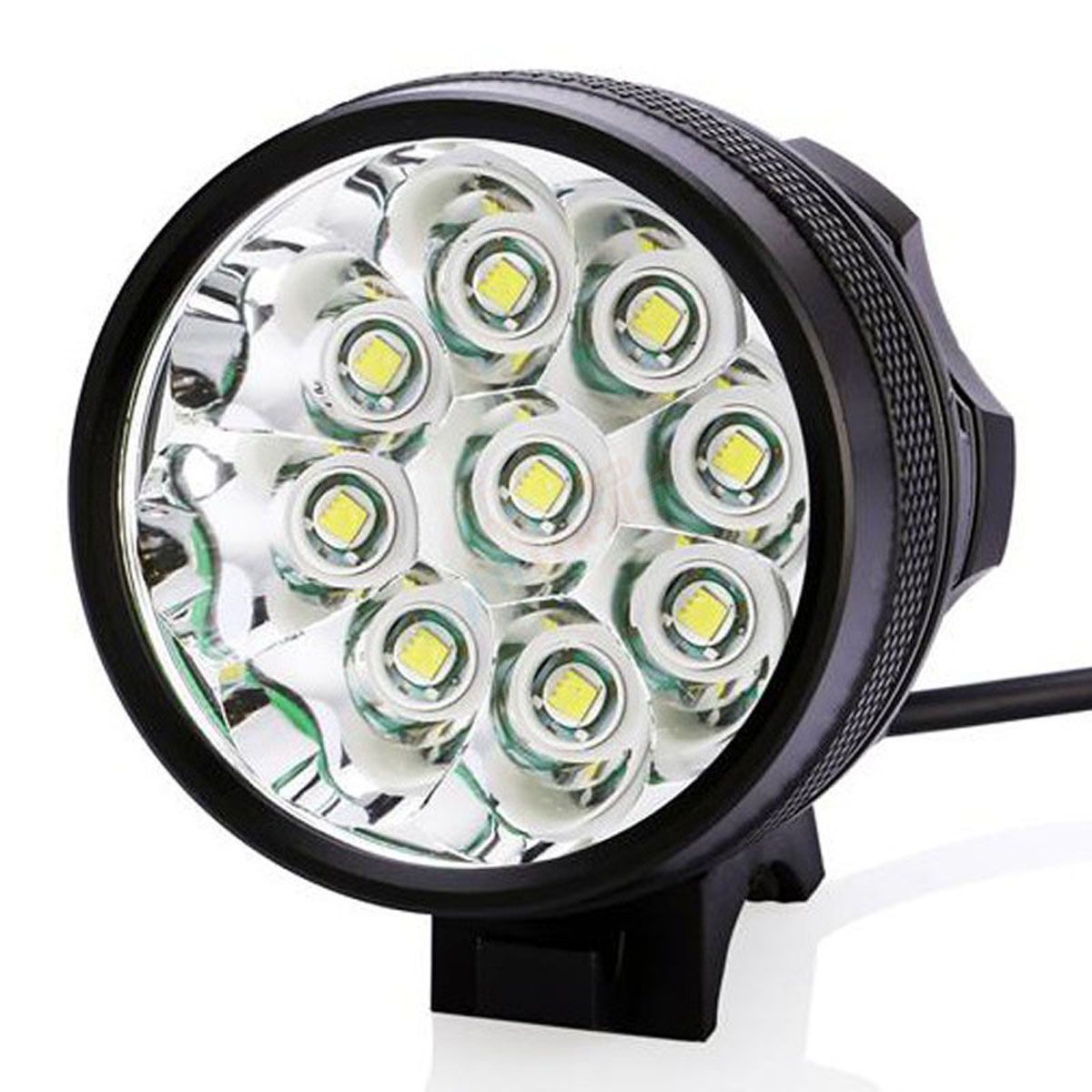 9T6 Luce per Bicicletta 10800 Lumen Impermeabile Faro LED T6 Versatile Attrezzatura per Sicurezza in Ciclismo e Campeggio