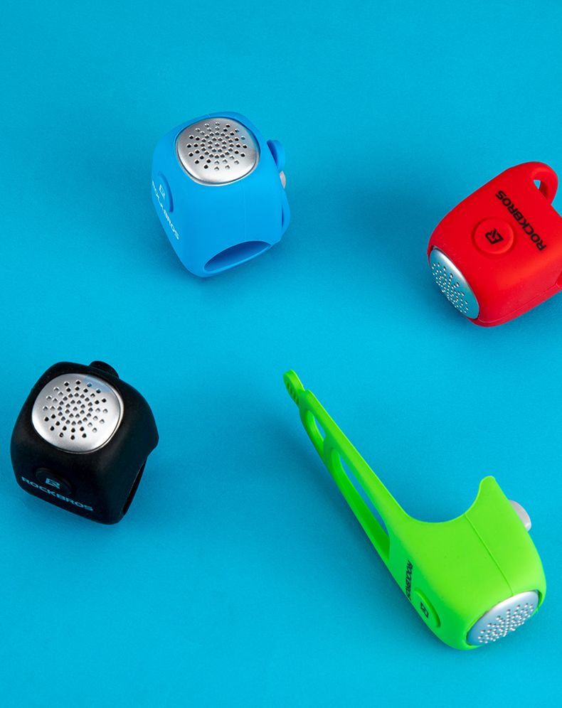 ROCKBROS Campanello elettrico per bicicletta con clacson da 90 dB, design impermeabile, accessorio per manubrio MTB per una guida sicura
