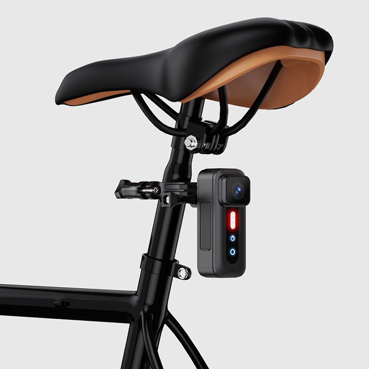 Luce posteriore registratore per bicicletta 1080P con videocamera HD, accessori per ciclismo urbano e mountain bike.