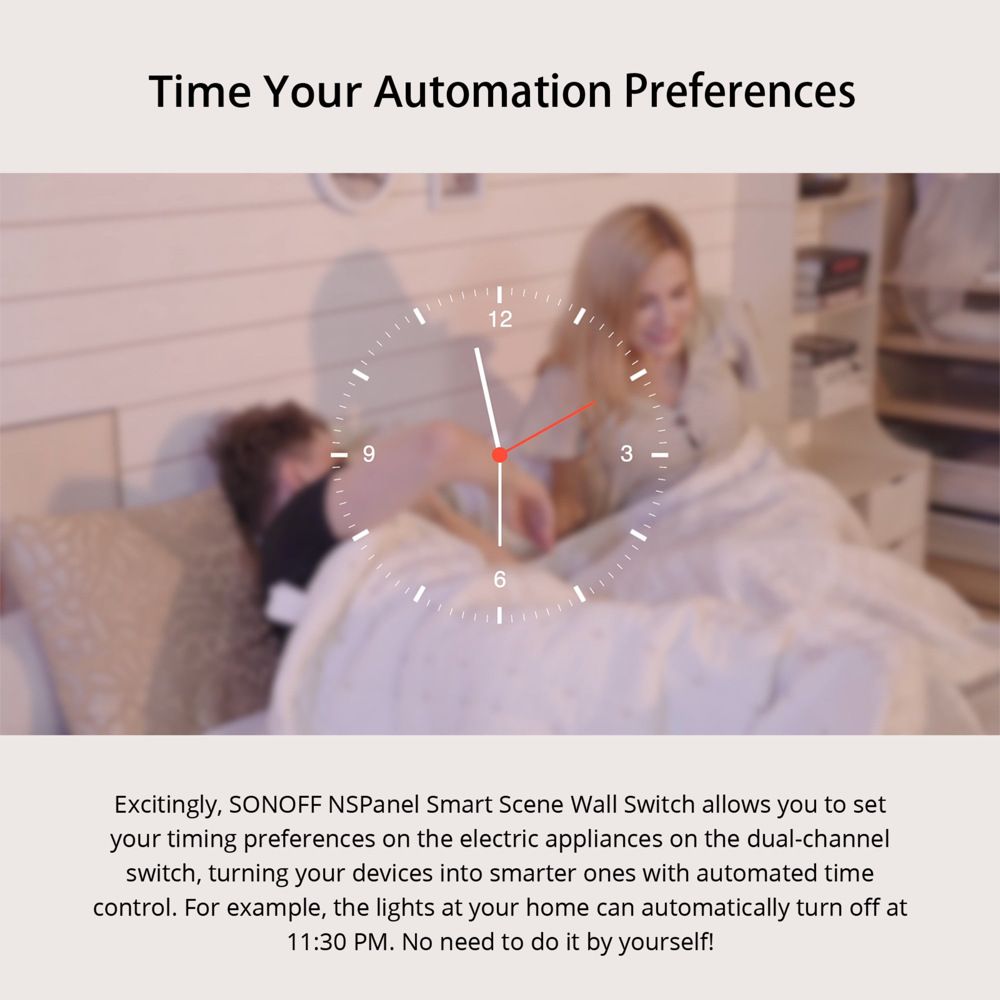 SONOFF NSPanel Interruttore Intelligente per Scene WiFi, Controllo All-in-One con Schermo Touch per Automazione Domestica