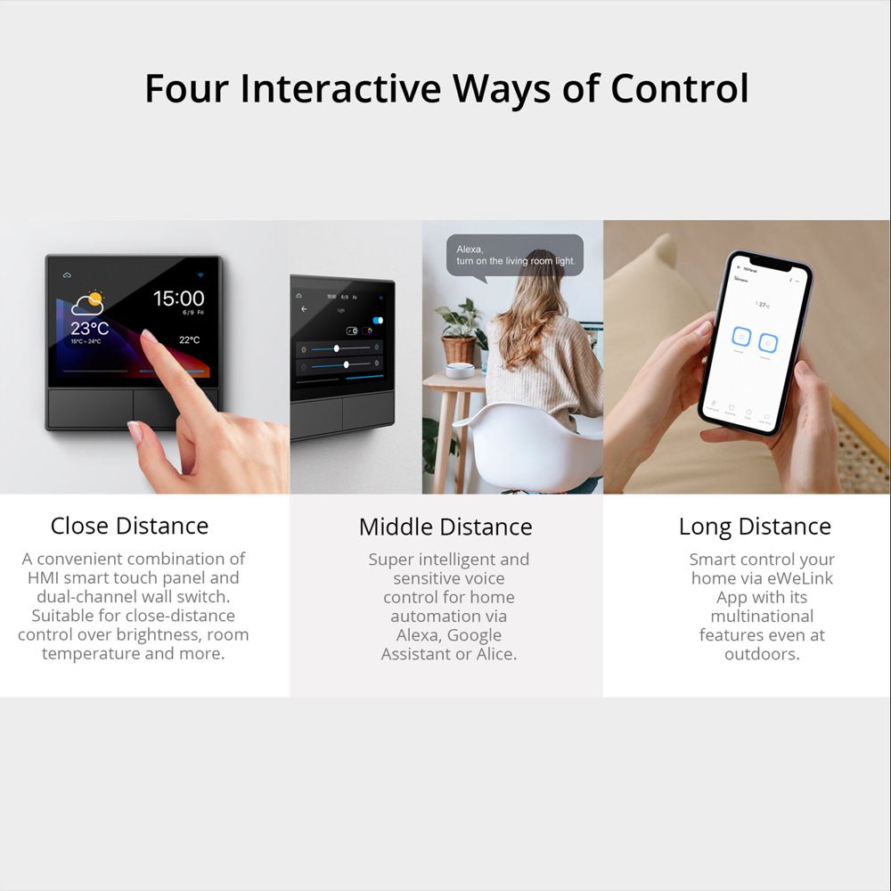 SONOFF NSPanel Interruttore Intelligente per Scene WiFi, Controllo All-in-One con Schermo Touch per Automazione Domestica