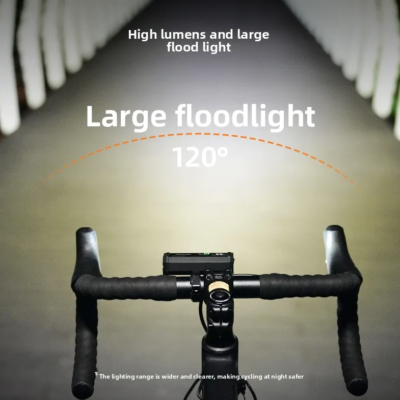 ACRUNU Luce per bici LED Ricaricabile USB - 4 Modalità Faro per bicicletta