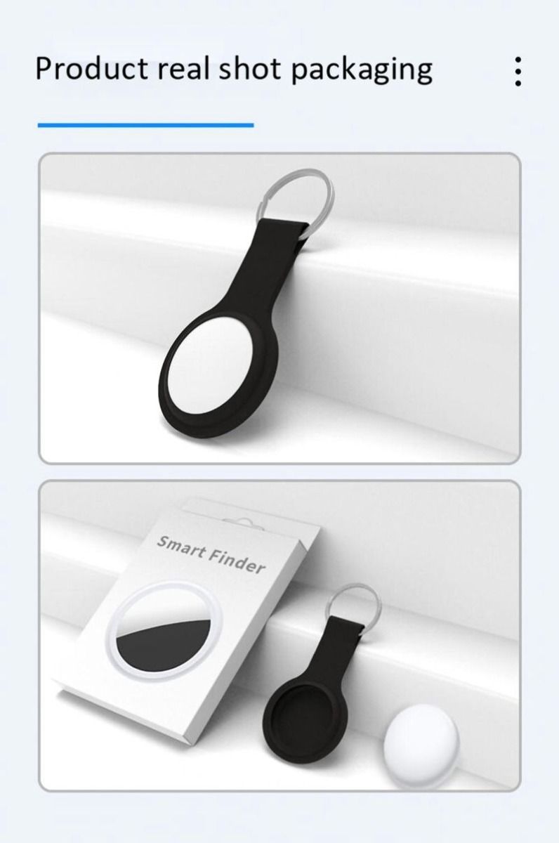 Mini GPS Tracker Bluetooth 4.0 Smart Locator Anti Smarrimento Design Compatto e Leggero Localizzazione in Tempo Reale Sicurezza Personale App iSearching Connettività Bluetooth