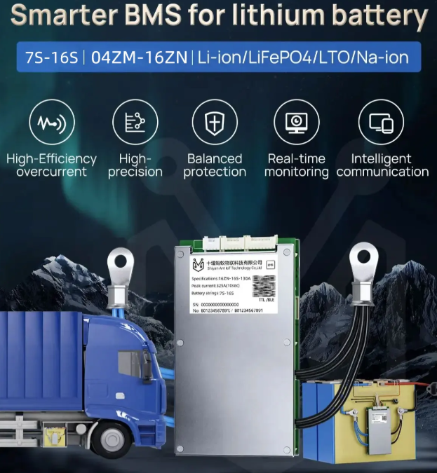 ANT Smart BMS intelligente 4S-24S 48V per E-bike E-scooter Lifepo4 Li-ion Bluetooth.