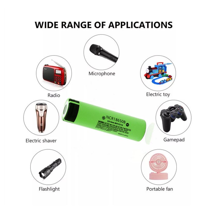 NCR18650B 3400mAh 18650 Batteria Ricaricabile Li-Ion