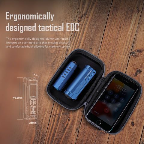 IMALENT BL50 3600 Lumen Torcia EDC Compatta Ricaricabile tramite Type-C con display OLED per avventure all'aperto