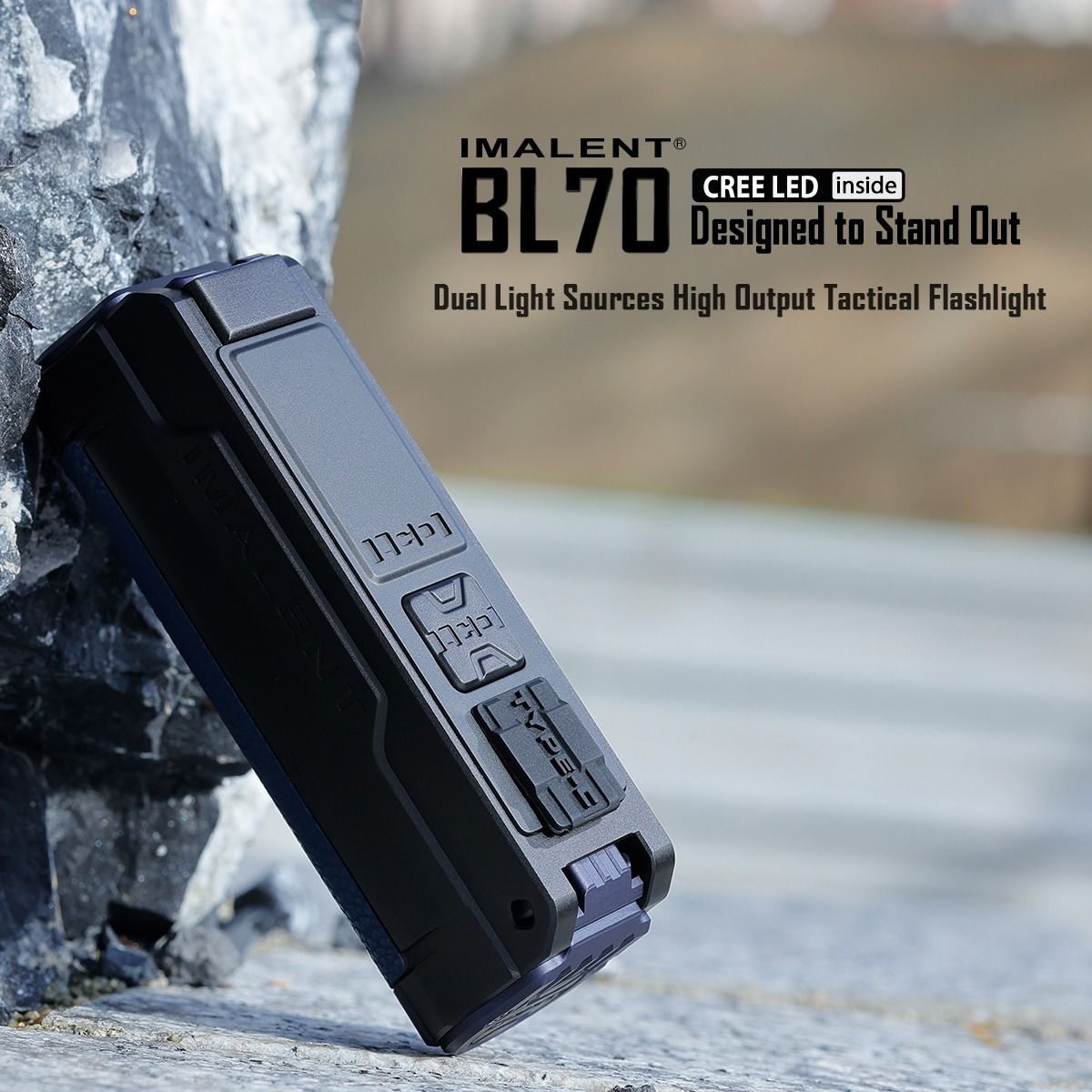 IMALENT BL70 6000 Lumen Torcia LED Ricaricabile Tipo-C EDC