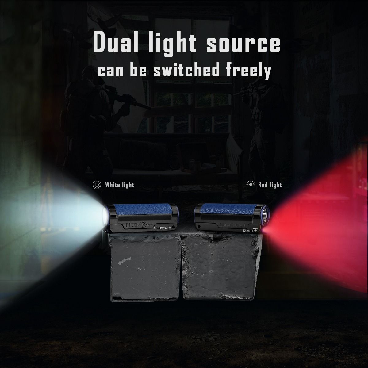 IMALENT BL70 6000 Lumen Torcia LED Ricaricabile Tipo-C EDC