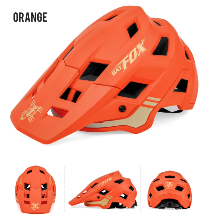 Casco bici BATFOX per mountain bike Tecnologia In-Mold regolabile comfort e sicurezza disponibile in colori vivaci per un look unico adatto a uomini e donne