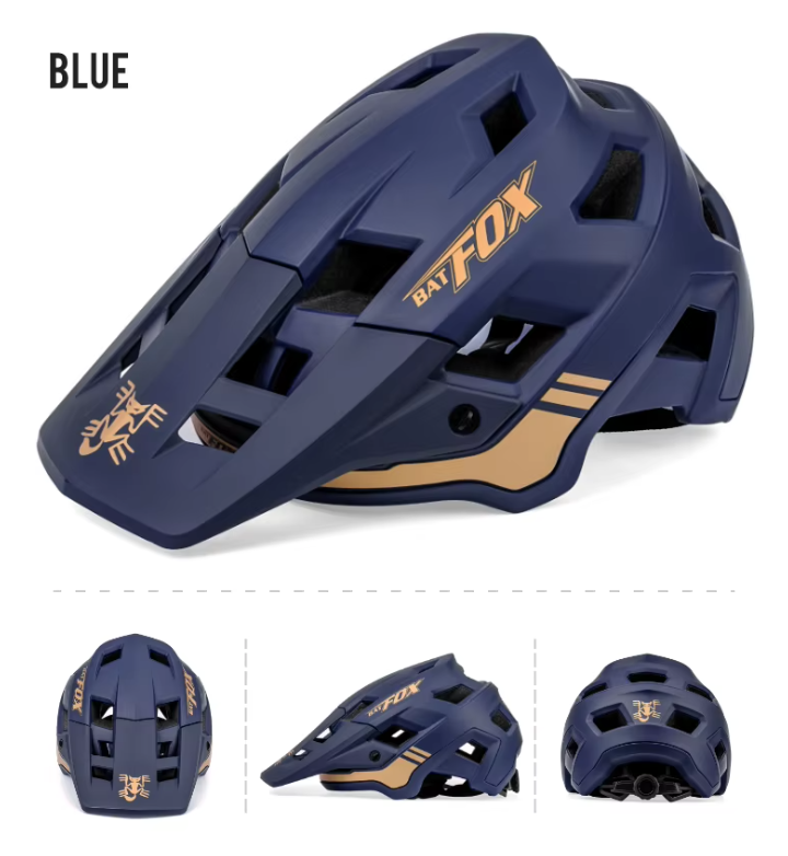 Casco bici BATFOX per mountain bike Tecnologia In-Mold regolabile comfort e sicurezza disponibile in colori vivaci per un look unico adatto a uomini e donne