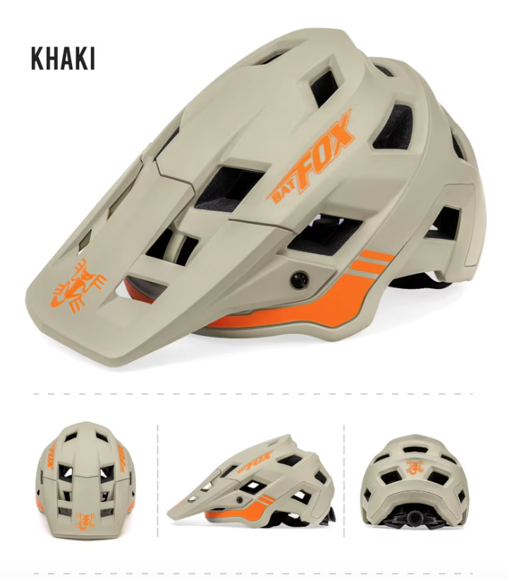 Casco bici BATFOX per mountain bike Tecnologia In-Mold regolabile comfort e sicurezza disponibile in colori vivaci per un look unico adatto a uomini e donne