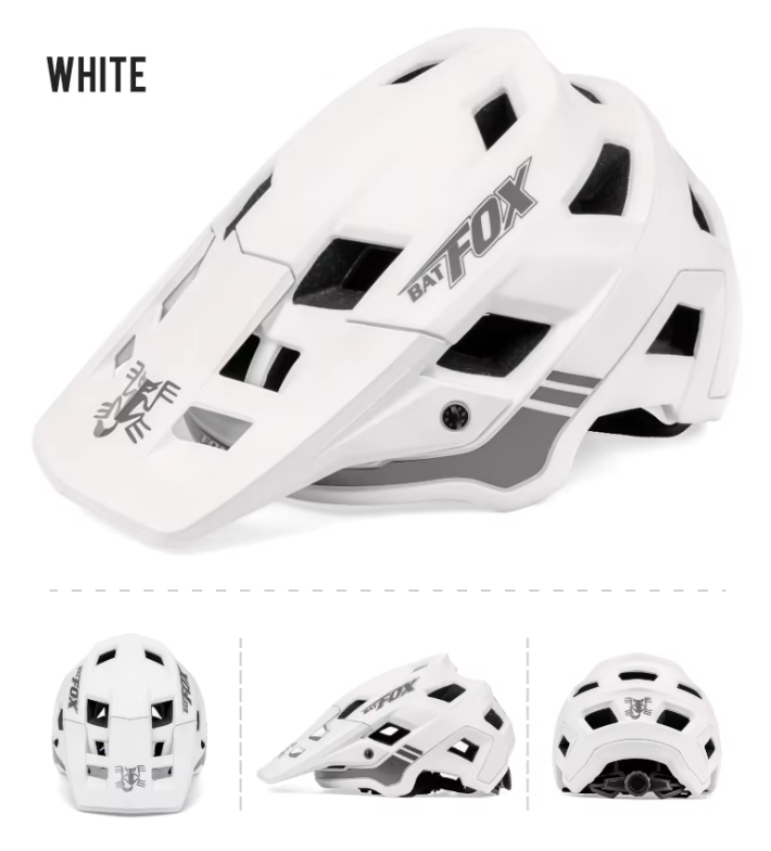 Casco bici BATFOX per mountain bike Tecnologia In-Mold regolabile comfort e sicurezza disponibile in colori vivaci per un look unico adatto a uomini e donne