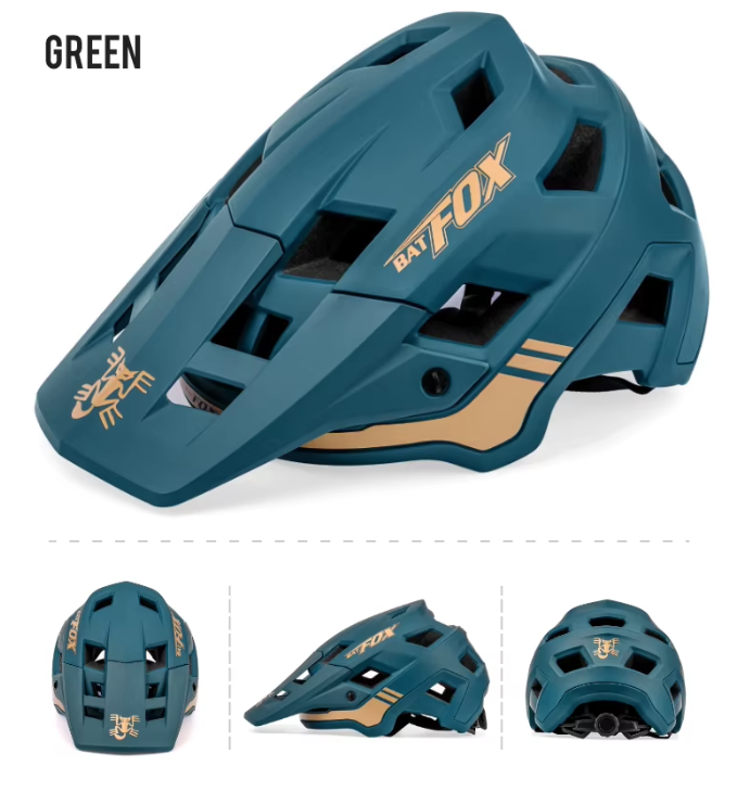 Casco bici BATFOX per mountain bike Tecnologia In-Mold regolabile comfort e sicurezza disponibile in colori vivaci per un look unico adatto a uomini e donne