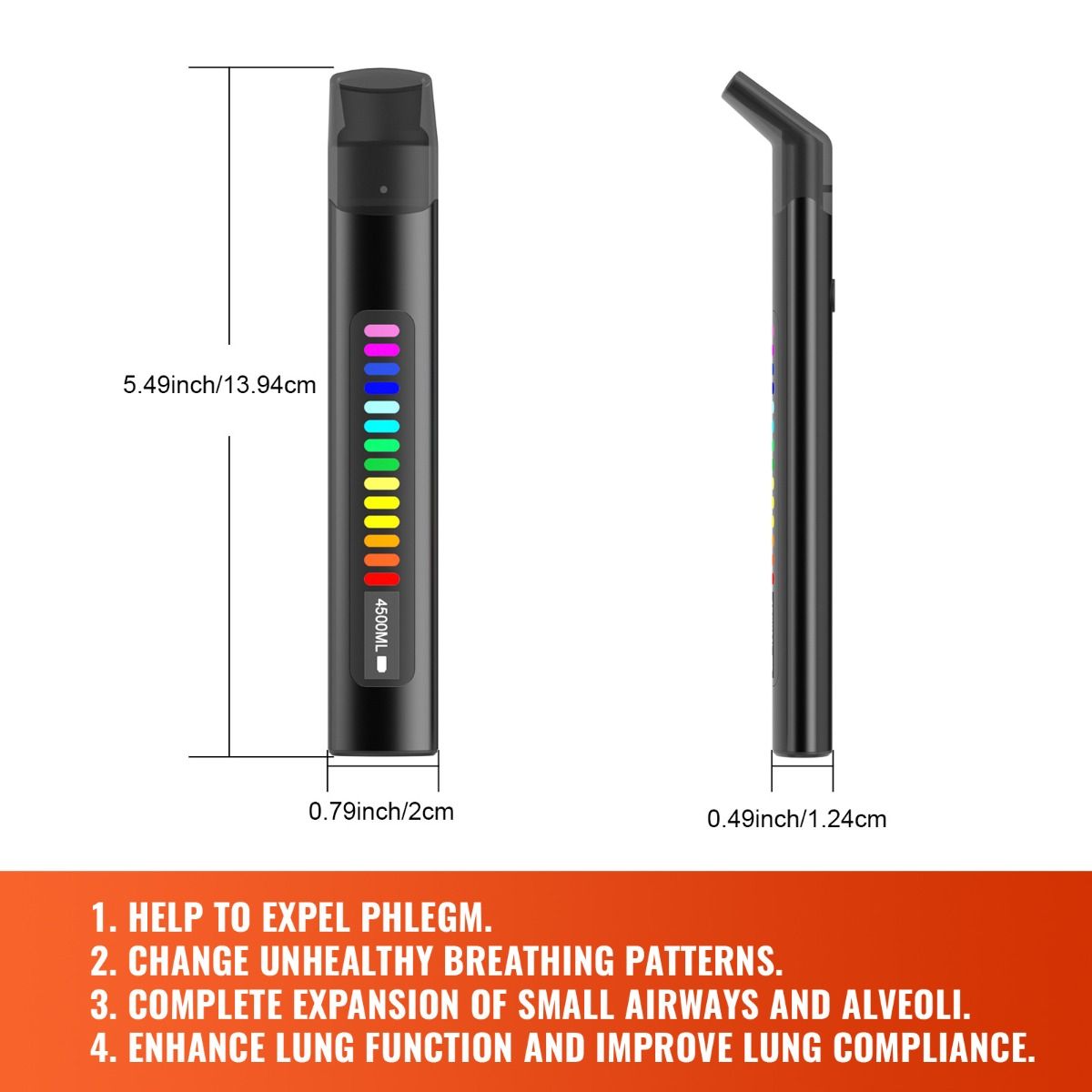 Dispositivo allenamento respiratorio portatile per atleti: migliora performance sportiva e capacità polmonare!