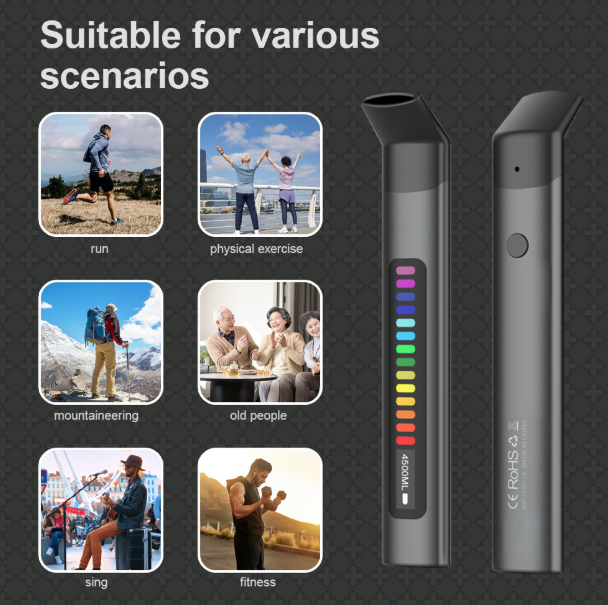 Dispositivo allenamento respiratorio portatile per atleti: migliora performance sportiva e capacità polmonare!