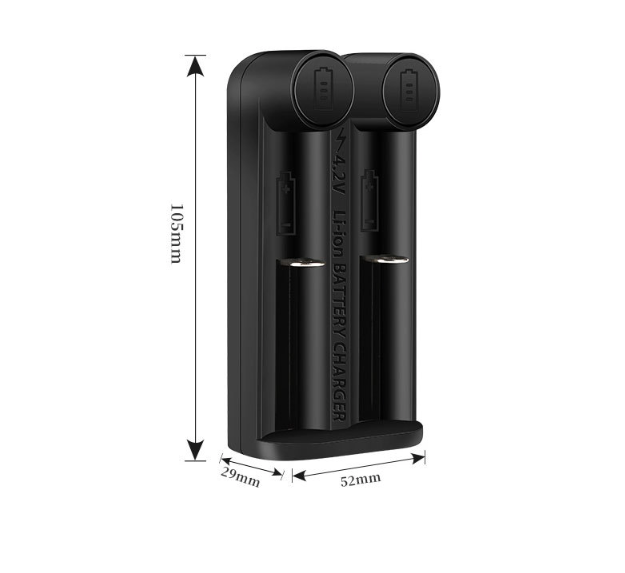 Nuovo caricabatterie 21700 per batterie al litio ricaricabili 18650 CR123A 14500 con tecnologia MCU intelligente e slot indipendenti funzioni di sicurezza e attivazione a 0 volt