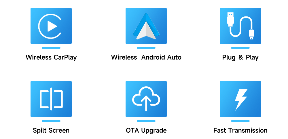 CarlinKit 2air 5.0 Adattatore CarPlay e Android Auto Wireless con Connettività Multipiattaforma e Tecnologia Bluetooth per un'Integrazione Fluida nel Sistema di Infotainment Auto