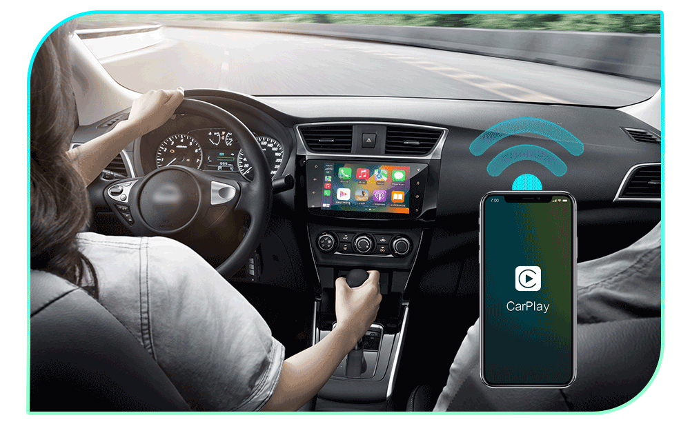 CarlinKit 2air 5.0 Adattatore CarPlay e Android Auto Wireless con Connettività Multipiattaforma e Tecnologia Bluetooth per un'Integrazione Fluida nel Sistema di Infotainment Auto