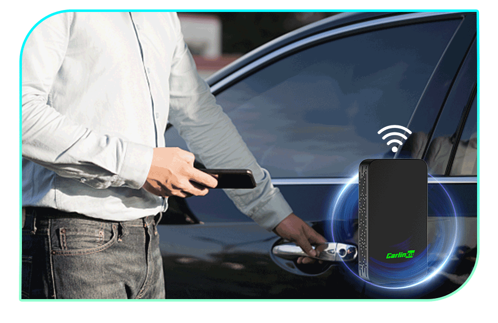 CarlinKit 2air 5.0 Adattatore CarPlay e Android Auto Wireless con Connettività Multipiattaforma e Tecnologia Bluetooth per un'Integrazione Fluida nel Sistema di Infotainment Auto