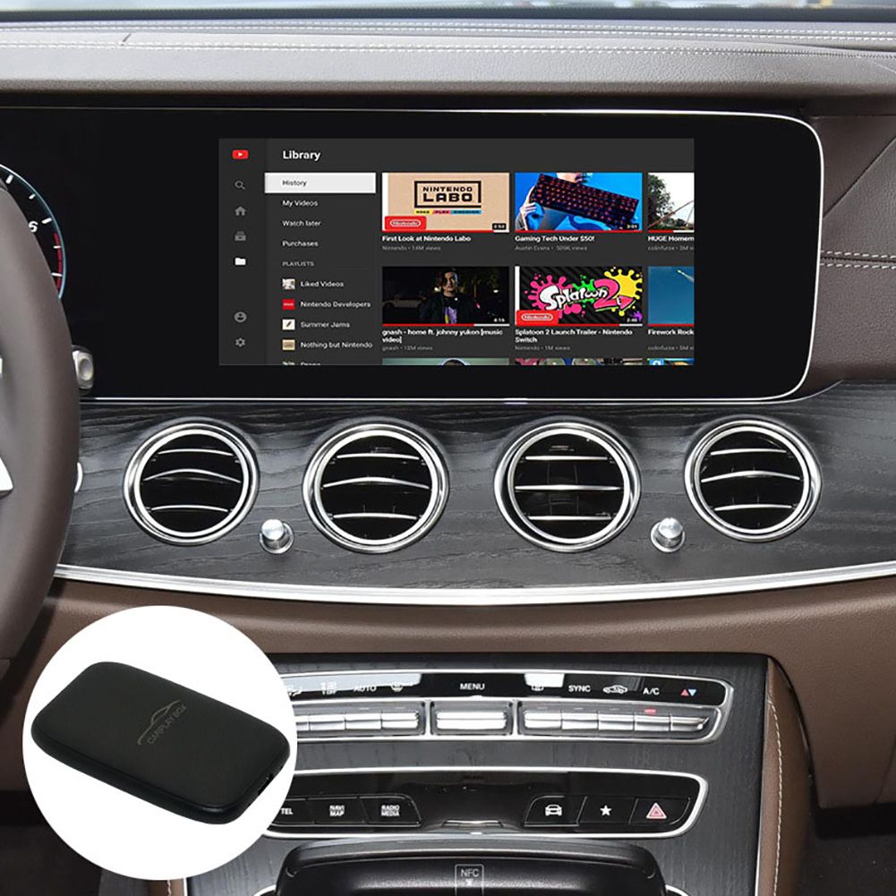 Carplay Box Adattatore Wireless Android Auto per Netflix YouTube Sistema di Intrattenimento Auto Accessori per Viaggi su Strada e Sincronizzazione App