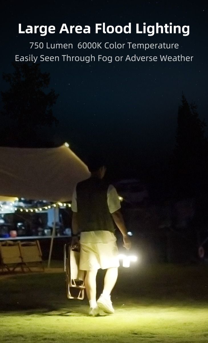 Klarus CL2 750 lumen lampada versatile per campeggio e casa luce d'ambiente con 7 modalità cura degli occhi lampadine a 90 gradi angolo regolabile illuminazione interna ed esterna