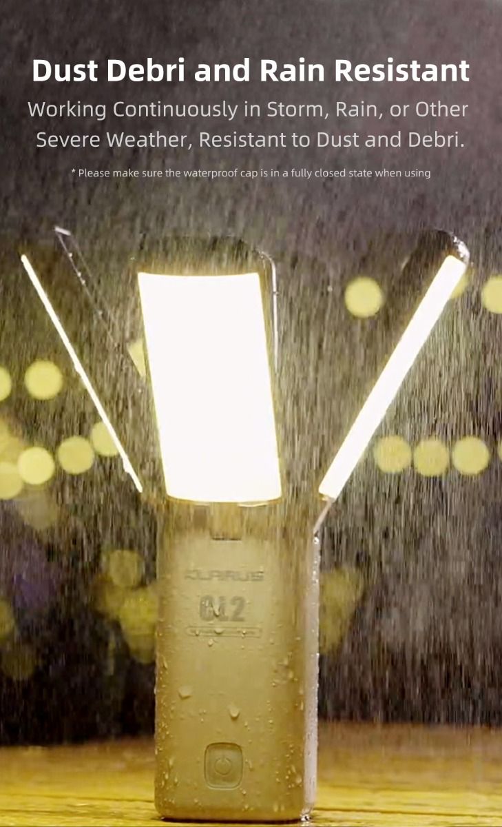 Klarus CL2 750 lumen lampada versatile per campeggio e casa luce d'ambiente con 7 modalità cura degli occhi lampadine a 90 gradi angolo regolabile illuminazione interna ed esterna