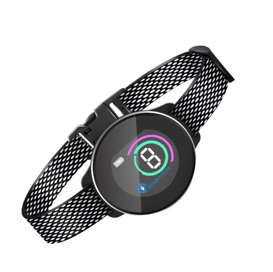 Collare cane ricaricabile con riconoscimento abbaio intelligente addestramento cane confortevole controllo abbaio cane efficace algoritmo avanzato abbaio ambiente silenzioso per cani