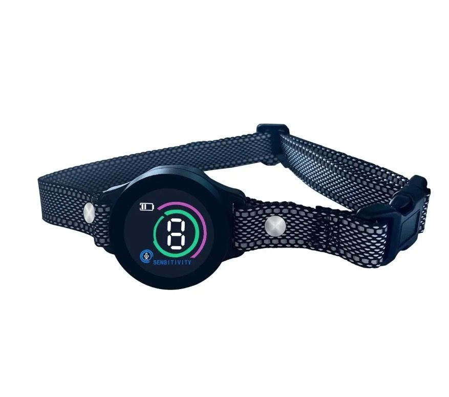 Collare cane ricaricabile con riconoscimento abbaio intelligente addestramento cane confortevole controllo abbaio cane efficace algoritmo avanzato abbaio ambiente silenzioso per cani