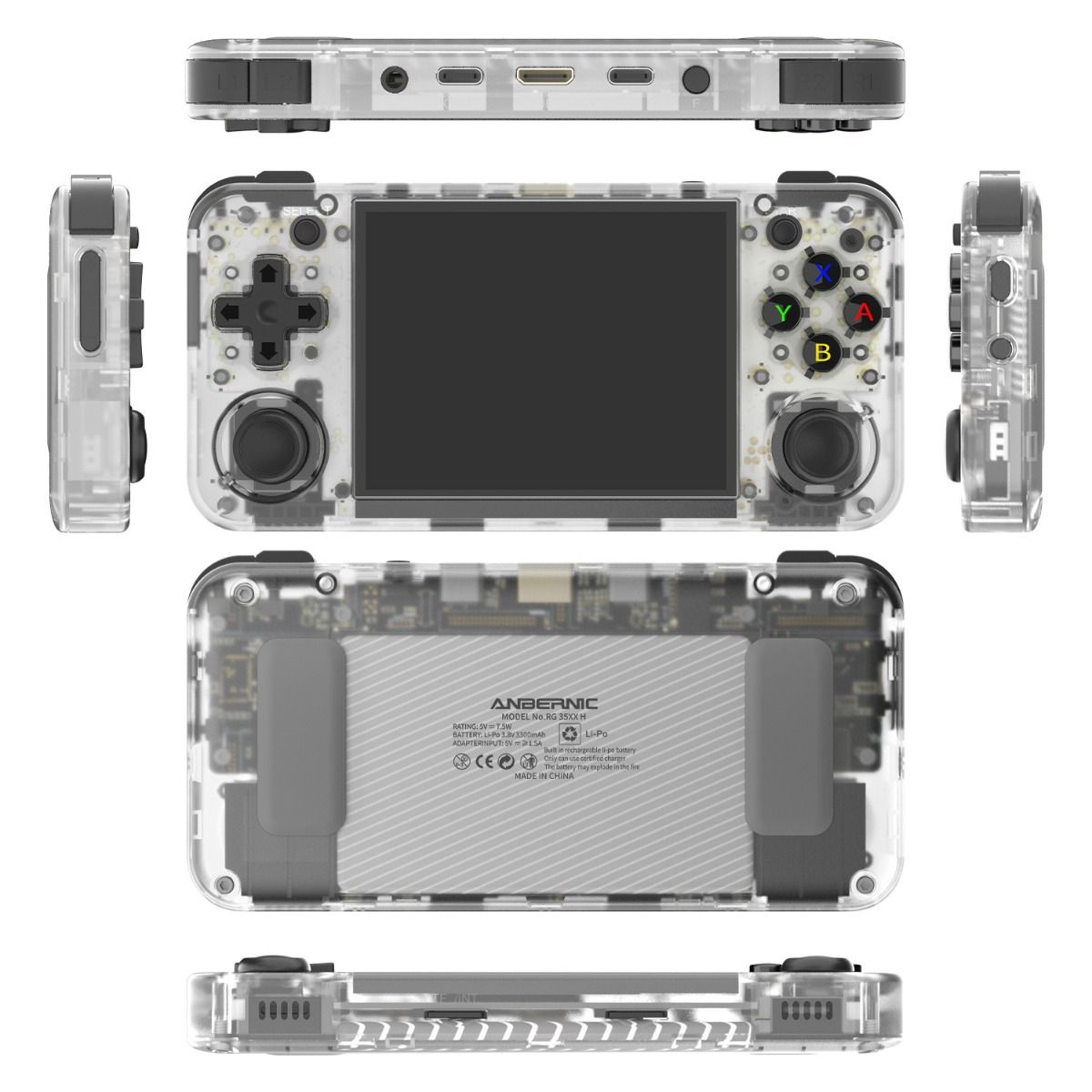 Anbernic RG35XX H Console di gioco portatile 5000 giochi classici Display IPS Controller wireless Retro Gaming