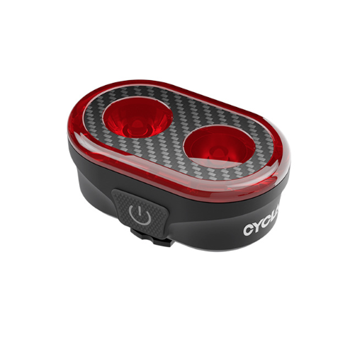 CYCLAMI CY200 Smart Brake Sensing Fanale Posteriore LED per Bicicletta, Luce di Coda per Pedalate Notturne Sicure e Ciclismo Urbano
