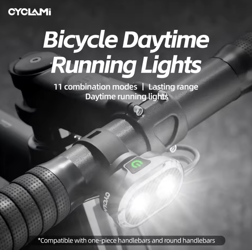CYCLAMI CY200 Smart Brake Sensing Fanale Posteriore LED per Bicicletta, Luce di Coda per Pedalate Notturne Sicure e Ciclismo Urbano