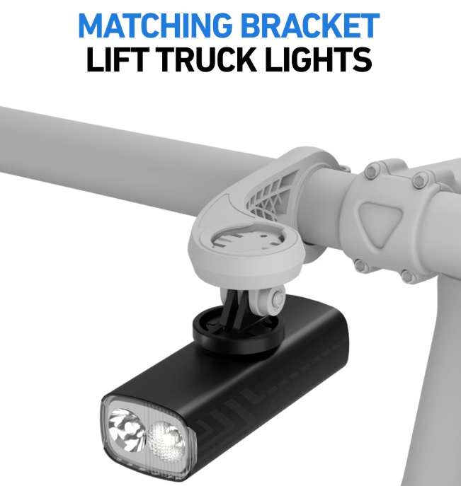CYCLAMI Faro per Bici BR2000 Luce Anteriore per Bicicletta Tipo-C MTB Faretto Evidenziatore da Strada Manubrio Luci Ciclismo
