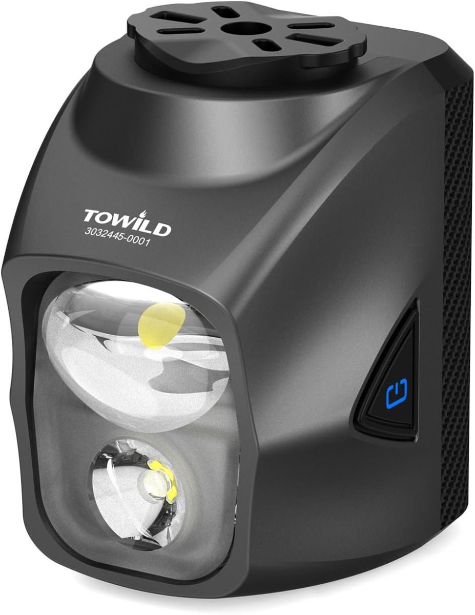 TOWILD DLite 1700 DL1700 Luce Bici 1900 Lumen, USB Ricaricabile Impermeabile per Ciclismo Sicuro