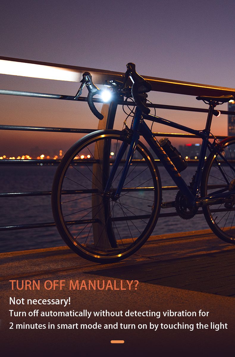 TOWILD DLite 1800 Luce per Bicicletta Ricaricabile USB 2100 Lumen Impermeabile Faro Anteriore Sicurezza Ciclismo Batteria 5000mAh