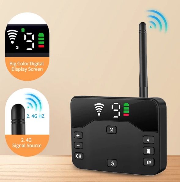 Recinto Elettrico per Cani Senza Fili e Collare di Addestramento con Shock Elettrico Vibrazione Regolabile Sistema Contenimento Animali Domestici Confini Personalizzabili