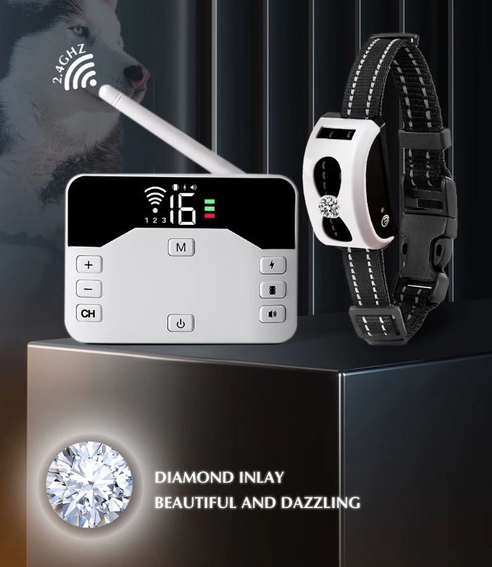 Sistema 2-in-1 Recinzione Elettronica Wireless e Collare di Addestramento Remoto Sicurezza Esterna per Animali Contenimento e Addestramento Cani di Tutte le Dimensioni Prodotti Innovativi per Animali
