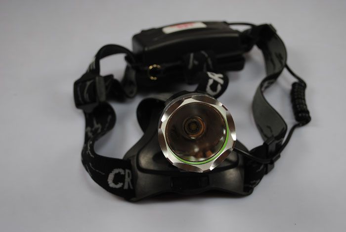 UltraFire A1 1200 Lumen Faro Frontale ad Alta Potenza con LED T6, 3 Modalità, Leggero e Impermeabile per Esterni